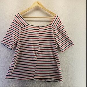 Lane Bryant Res, White and Blue Stripped Boat Shirt. Women’s 26/28 Pullover.